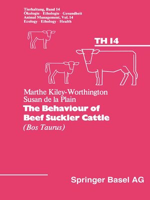 cover image of The Behaviour of Beef Suckler Cattle (Bos Taurus)